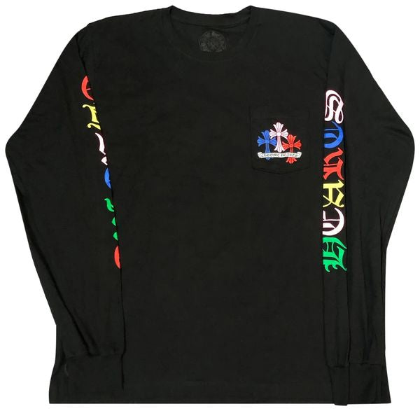 Chrome Hearts Floral Long-Sleeve 'White/Black'