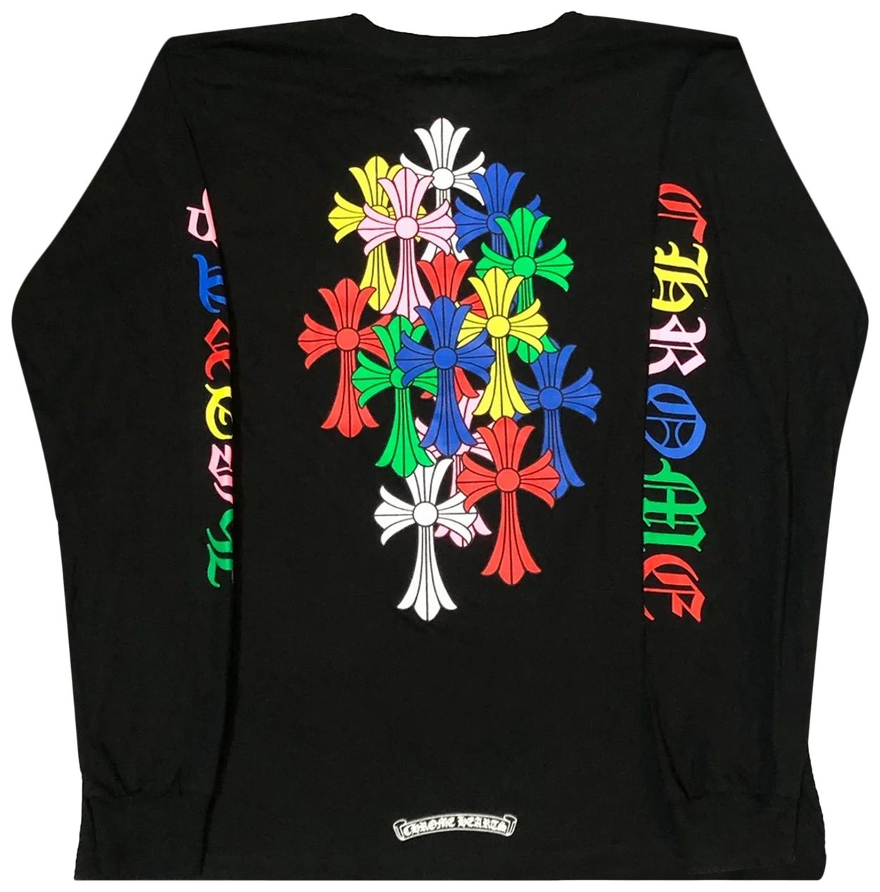 Chrome Hearts Floral Long-Sleeve 'White/Black'