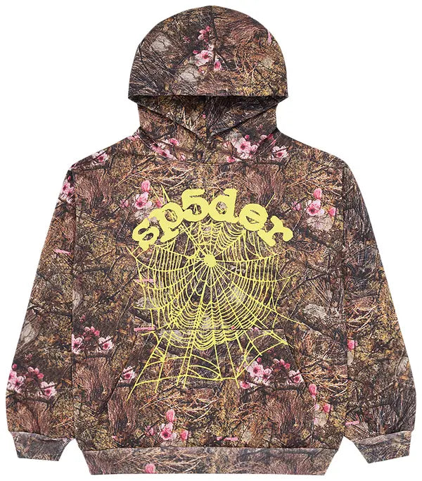 Sp5der OG Web Hoodie 'Real Tree'